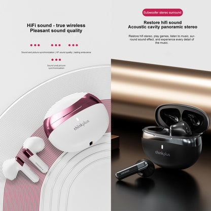 Lenovo LP11 TWS HiFi Sound Wireless Bluetooth Earphone with HD Mic(Black) - TWS Earphone by Lenovo | Online Shopping South Africa | PMC Jewellery | Buy Now Pay Later Mobicred