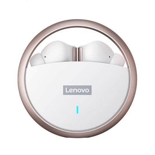 Lenovo LP60 TWS Wireless Bluetooth 5.3 Noise Reduction Earphone(White) - TWS Earphone by Lenovo | Online Shopping South Africa | PMC Jewellery | Buy Now Pay Later Mobicred