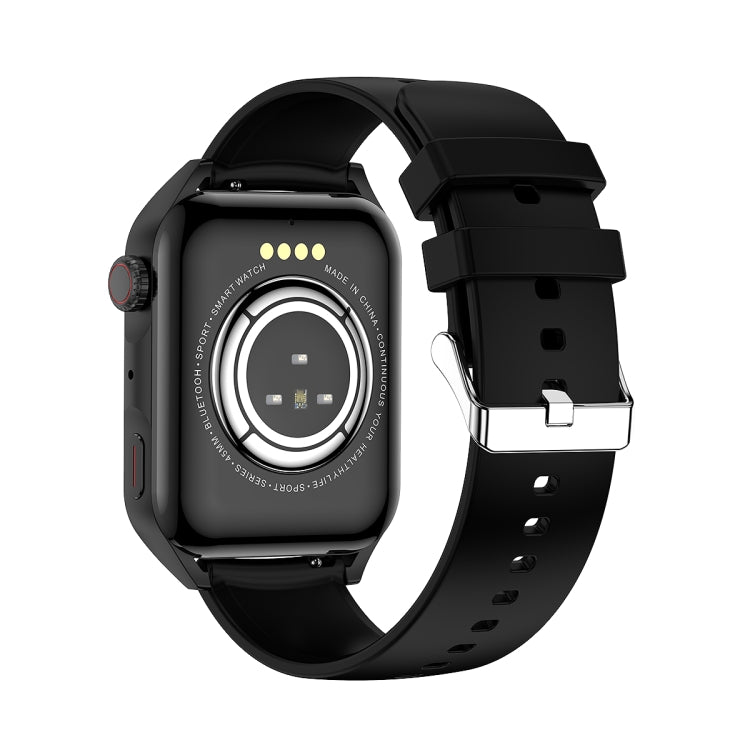 Ochstin 5HK28 1.78 inch Square Screen Silicone Strap Smart Watch Supports Bluetooth Call Function/Blood Oxygen Monitoring(Black) - Smart Watches by OCHSTIN | Online Shopping South Africa | PMC Jewellery | Buy Now Pay Later Mobicred