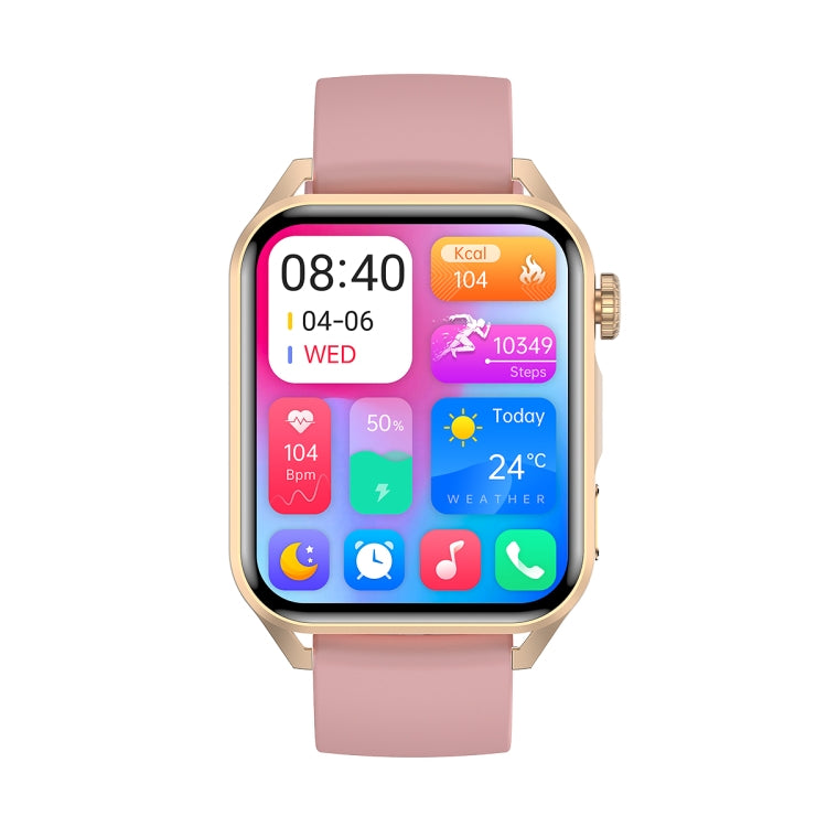 Ochstin 5HK28 1.78 inch Square Screen Silicone Strap Smart Watch Supports Bluetooth Call Function/Blood Oxygen Monitoring(Pink) - Smart Watches by OCHSTIN | Online Shopping South Africa | PMC Jewellery | Buy Now Pay Later Mobicred