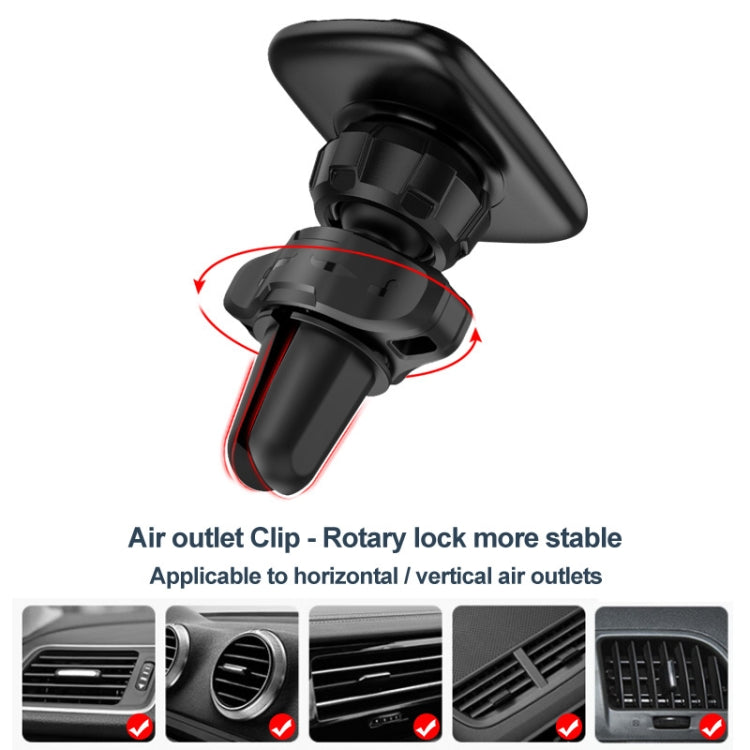 IMAK C5-F1 Magnetic Air Outlet Car Holder(Black) - Universal Car Holders by imak | Online Shopping South Africa | PMC TechLife | Buy Now Pay Later Mobicred