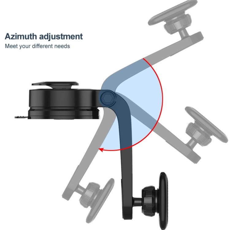 IMAK C5-X5A Dashboard Suction Cup Magnetic Car Holder(Black) - Car Holders by imak | Online Shopping South Africa | PMC Jewellery