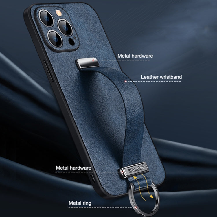 For iPhone 14 Pro Max SULADA Cool Series PC + Leather Texture Skin Feel Phone Case(Orange) - iPhone 14 Pro Max Cases by SULADA | Online Shopping South Africa | PMC TechLife