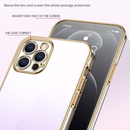 For iPhone 14 Pro Max SULADA Iridescence Series Plating Transparent Gradient Phone Case(Gold) - iPhone 14 Pro Max Cases by SULADA | Online Shopping South Africa | PMC Jewellery | Buy Now Pay Later Mobicred