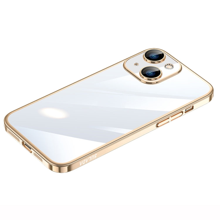 For iPhone 14 SULADA Hard PC Shockproof Phone Case(Gold) - iPhone 14 Cases by SULADA | Online Shopping South Africa | PMC TechLife | Buy Now Pay Later Mobicred