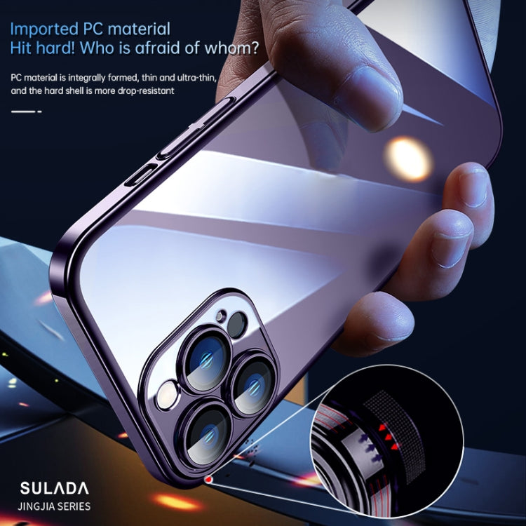 For iPhone 14 Plus SULADA Hard PC Shockproof Phone Case(Gold) - iPhone 14 Plus Cases by SULADA | Online Shopping South Africa | PMC TechLife | Buy Now Pay Later Mobicred