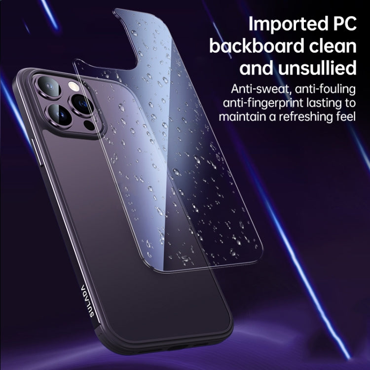 For iPhone 14 SULADA Metal Frame + Nano Glass + TPU Phone Case(Green) - free shipping - PMC TechLife - Order now!