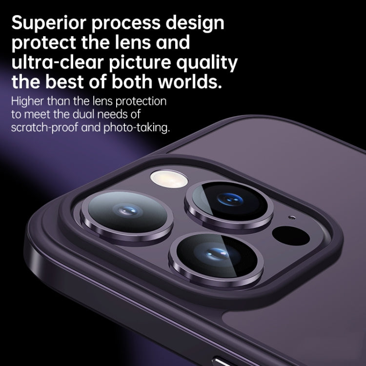For iPhone 14 Pro Max SULADA Metal Frame + Nano Glass + TPU Phone Case(Silver) - free shipping - PMC TechLife - Order now!