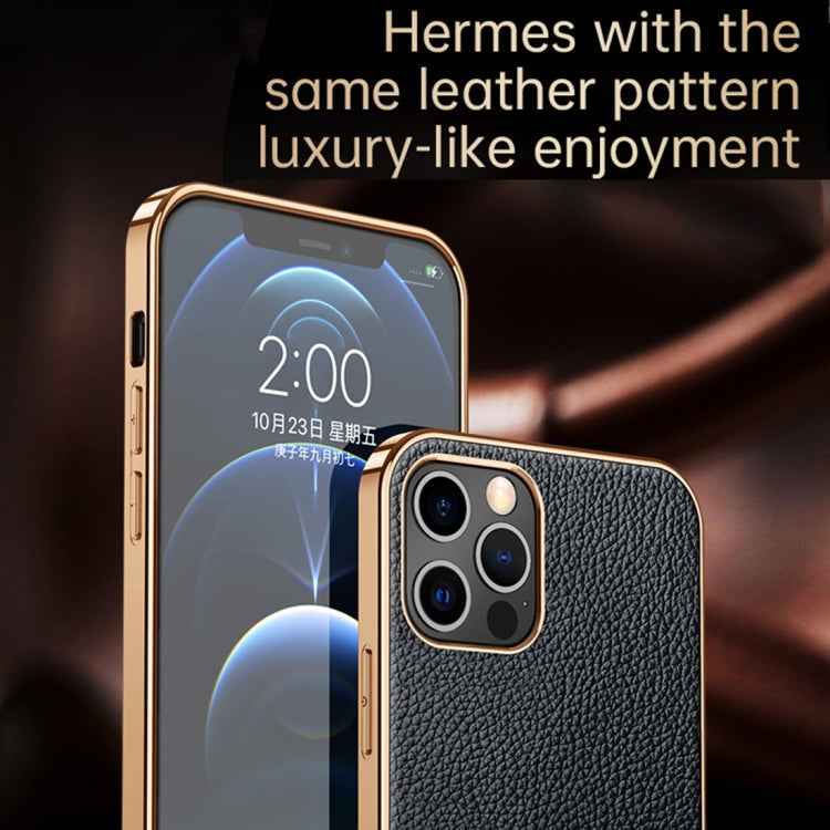 For iPhone 14 Pro SULADA Shockproof TPU + Handmade Leather Phone Case(Red) - iPhone 14 Pro Cases by SULADA | Online Shopping South Africa | PMC TechLife | Buy Now Pay Later Mobicred