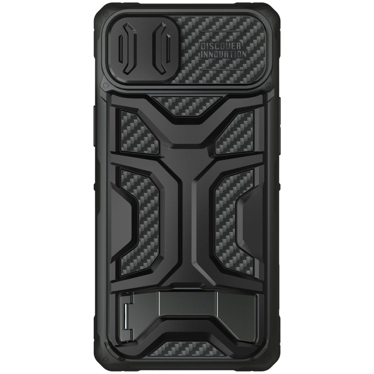 For iPhone 14 Plus NILLKIN Sliding Camera Cover Design TPU + PC Magnetic Phone Case(Black) - iPhone 14 Plus Cases by NILLKIN | Online Shopping South Africa | PMC TechLife | Buy Now Pay Later Mobicred