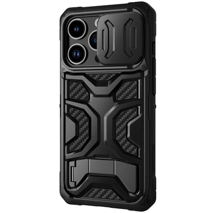 For iPhone 14 Pro NILLKIN Sliding Camera Cover Design TPU + PC Magnetic Phone Case(Black) - iPhone 14 Pro Cases by NILLKIN | Online Shopping South Africa | PMC Jewellery | Buy Now Pay Later Mobicred