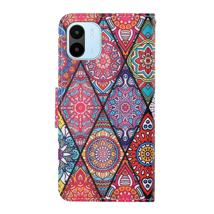 For Xiaomi Redmi A1 Colored Drawing Pattern Leather Phone Case(Diamond Totem) - free shipping - PMC TechLife - Order now!