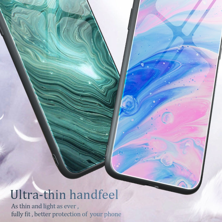 For Xiaomi Redmi Note 12 Pro 5G China Marble Pattern Glass Phone Case(Water Waves) - free shipping - PMC TechLife - Order now!