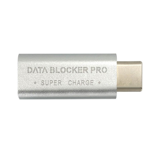 GE07 USB-C / Type-C Data Blocker Fast Charging Connector(Silver) - Converter & Adapter by PMC Jewellery | Online Shopping South Africa | PMC Jewellery