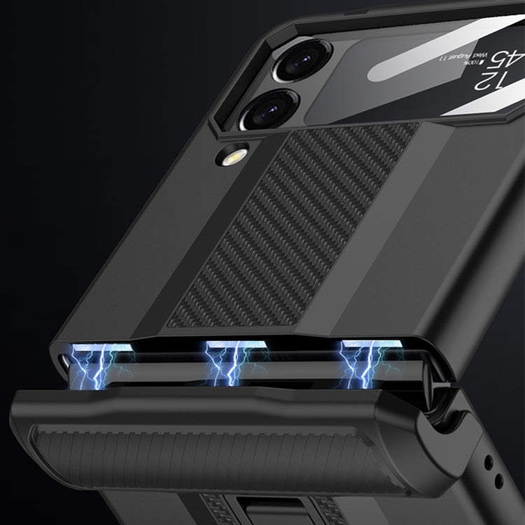 For Samsung Galaxy Z Flip4 GKK Magnetic Fold Shockproof Protective Phone Case(Green) - Galaxy Z Flip4 5G Cases by GKK | Online Shopping South Africa | PMC TechLife