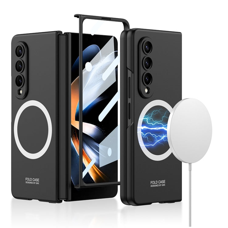 For Samsung Galaxy Z Fold4 GKK MagSafe Ultrathin Integrated Shockproof Protective Phone Case(Black) - Galaxy Z Fold4 5G Cases by GKK | Online Shopping South Africa | PMC TechLife | Buy Now Pay Later Mobicred