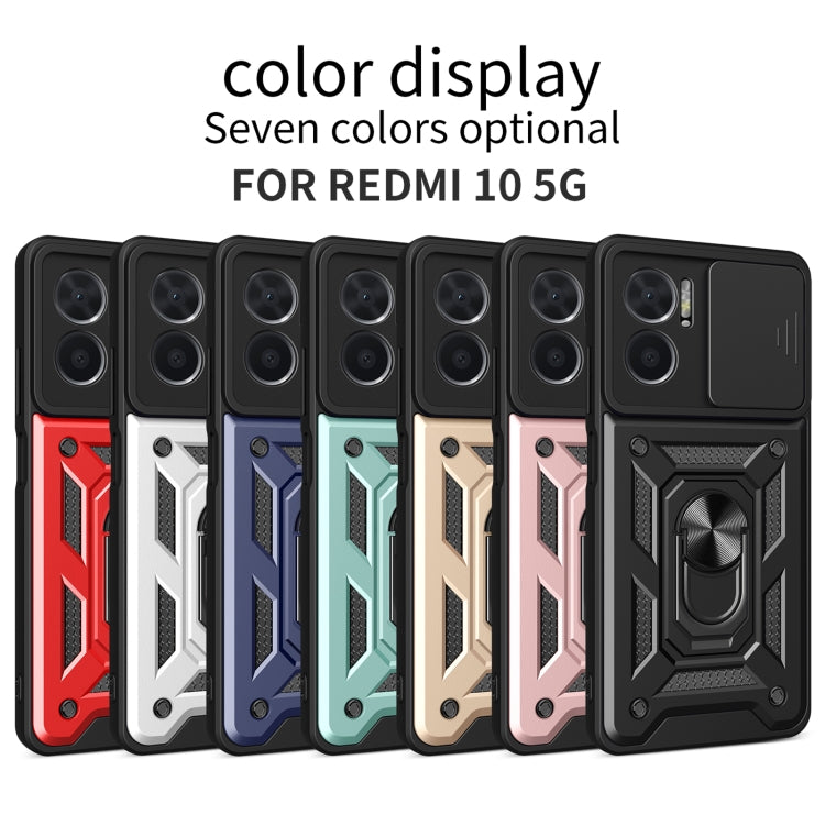 For Xiaomi Redmi 10 5G Sliding Camera Design TPU + PC Phone Case(Black) - free shipping - PMC TechLife - Order now!