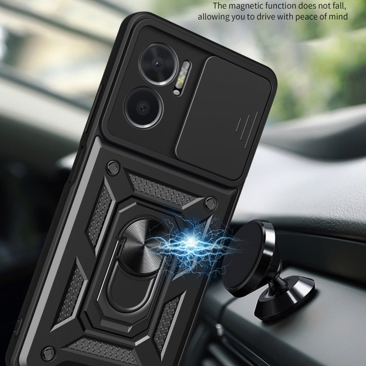 For Xiaomi Redmi 10 5G Sliding Camera Design TPU + PC Phone Case(Black) - free shipping - PMC TechLife - Order now!