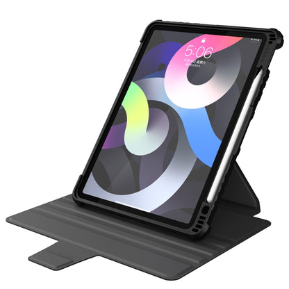 For iPad 10.2 2019 / 2020 / 2021 Nillkin Bumper Snapsafe Multifunctional Leather Tablet Case with Pen Slot(Black) - iPad 10.2 Cases by NILLKIN | Online Shopping South Africa | PMC Jewellery | Buy Now Pay Later Mobicred