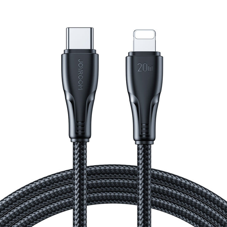 JOYROOM 20W Type-C to 8 Pin Surpass Series Fast Charging Data Cable, Length:1.2m(Black) - 2 in 1 Cable by JOYROOM | Online Shopping South Africa | PMC Jewellery