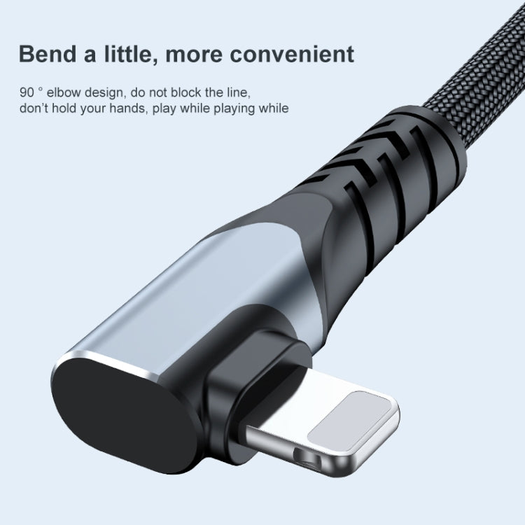 ADC-009 20W USB-C/Type-C to 8 Pin Double Elbow Data Cable, Length:0.4m - 2 in 1 Cable by PMC TechLife | Online Shopping South Africa | PMC TechLife