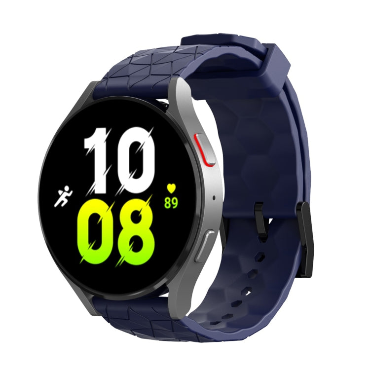 20mm Football Texture Silicone Watch Band(Navy Blue) - free shipping - PMC TechLife - Order now!