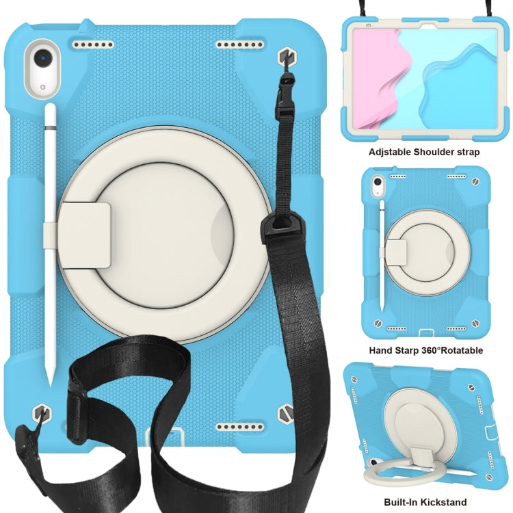 For iPad 2025 / 2022 360 Rotation PC+Silicone Tablet Case(Sky Blue) - iPad 2025 / 2022 Cases by PMC TechLife | Online Shopping South Africa | PMC TechLife | Buy Now Pay Later Mobicred