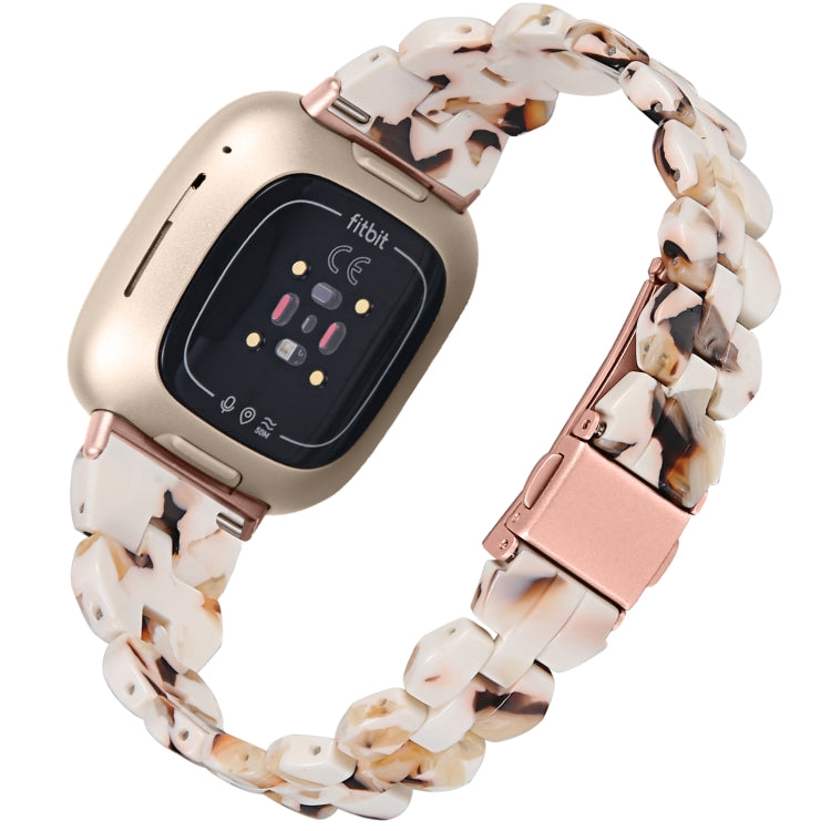 For Fitbit Versa 3 / Sense Universal Rhombus Resin Watch Band(Nougat) - free shipping - PMC TechLife - Order now!