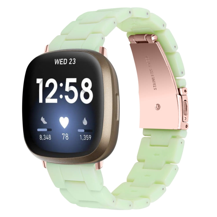 For Fitbit Versa 4 / Sense 2 Universal Resin Watch Band(Avocado Green) - free shipping - PMC TechLife - Order now!