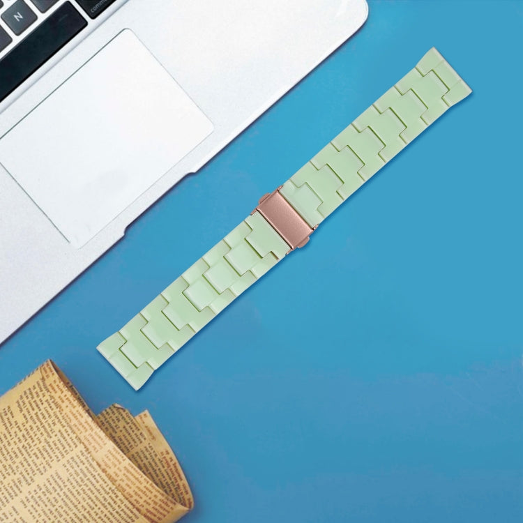 For Fitbit Versa 4 / Sense 2 Universal Resin Watch Band(Avocado Green) - free shipping - PMC TechLife - Order now!