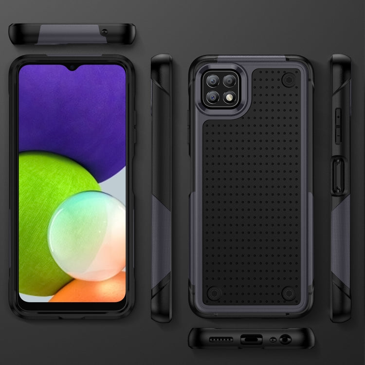For Samsung Galaxy A22 5G PC + TPU Shockproof Protective Phone Case(Grey+Black) - free shipping - PMC TechLife - Order now!