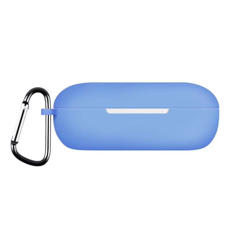 For Huawei FreeBuds SE Pure Color Bluetooth Earphone Silicone Case with Hook(Sky Blue) - Huawei Earphone Case by PMC TechLife | Online Shopping South Africa | PMC TechLife