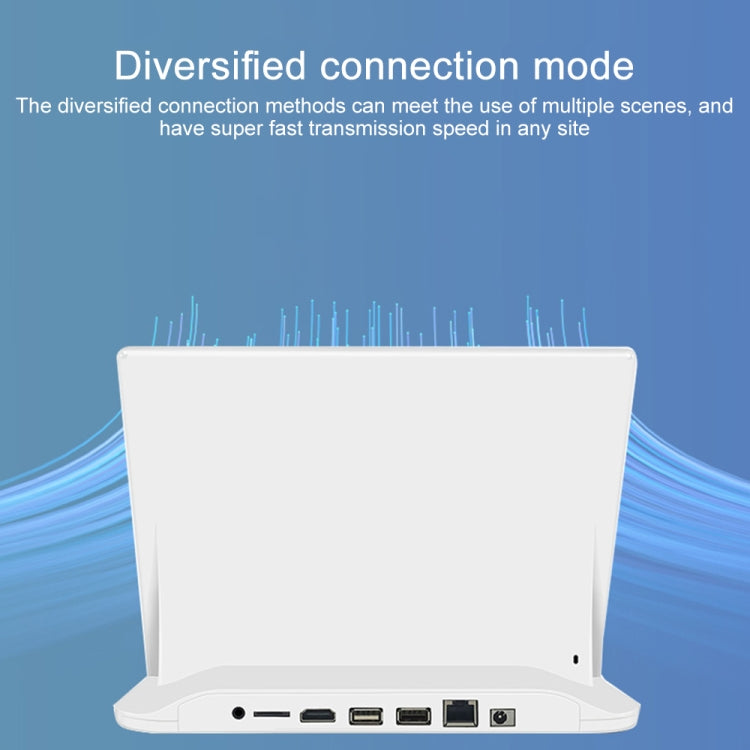 HSD1007A 10.1 inch Touch Screen All in One PC, RK3128 1GB+16GB Android 6.0, Plug:US Plug(White) - All in One PC by PMC TechLife | Online Shopping South Africa | PMC TechLife