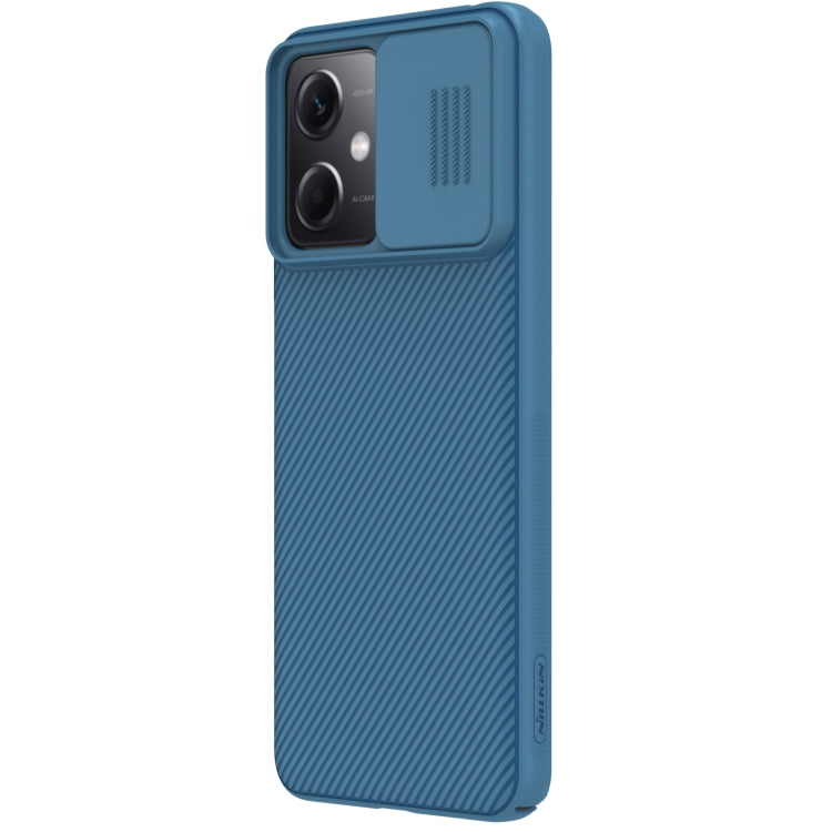 For Xiaomi Redmi Note 12 China NILLKIN Black Mirror Series PC Camshield Full Coverage Dust-proof Scratch Resistant Case(Blue) - Xiaomi Cases by NILLKIN | Online Shopping South Africa | PMC Jewellery | Buy Now Pay Later Mobicred