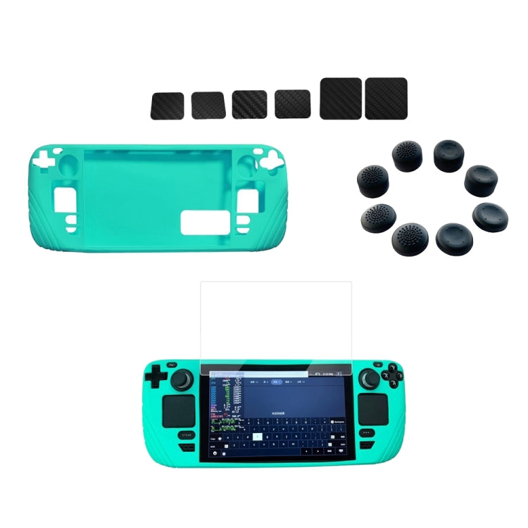For Steam Deck Shockproof Silicone Game Console Protective Case(Cyan) - Cover Case by PMC TechLife | Online Shopping South Africa | PMC TechLife | Buy Now Pay Later Mobicred