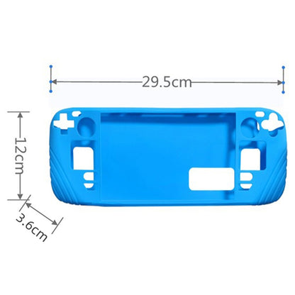 For Steam Deck Shockproof Silicone Game Console Protective Case(Blue) - Accessories by PMC Jewellery | Online Shopping South Africa | PMC Jewellery