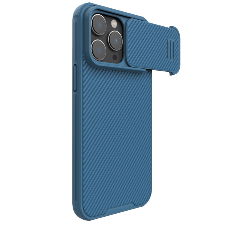 For iPhone 14 Pro Max NILLKIN CamShield S Magnetic Magsafe Case(Blue) - iPhone 14 Pro Max Cases by NILLKIN | Online Shopping South Africa | PMC Jewellery