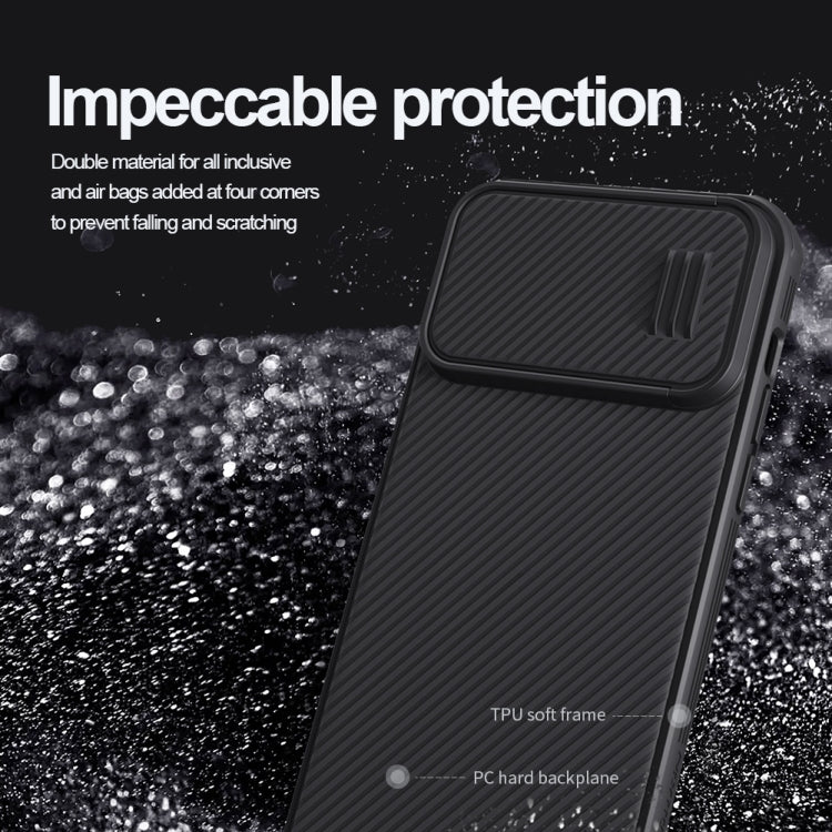 For iPhone 14 Pro Max NILLKIN CamShield S PC Phone Case(Black) - iPhone 14 Pro Max Cases by NILLKIN | Online Shopping South Africa | PMC Jewellery