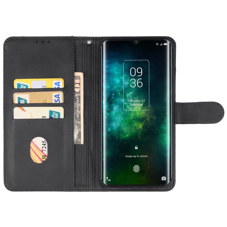 For TCL 10 Plus Leather Phone Case(Black) - More Brand by PMC Jewellery | Online Shopping South Africa | PMC Jewellery