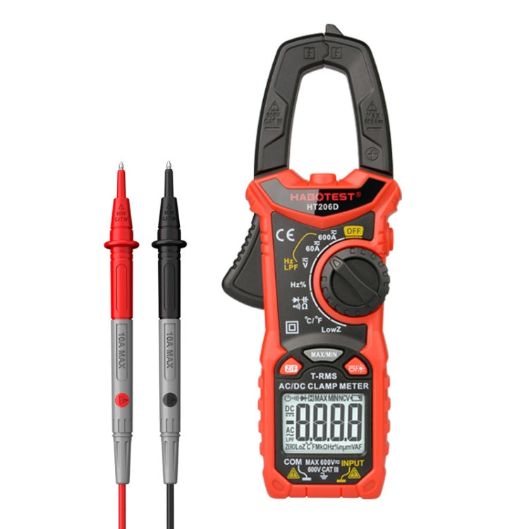 HABOTEST HT206D Clamp Type High Precision Digital Multimeter - Digital Multimeter by HABOTEST | Online Shopping South Africa | PMC Jewellery | Buy Now Pay Later Mobicred