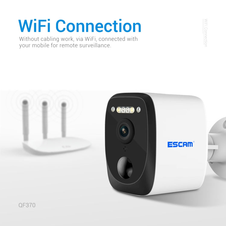 ESCAM QF370 3MP Cloud Storage PT WIFI Solar Panel IP Camera with PIR Alarm Support Night Vision & Two Way Audio - free shipping - PMC TechLife - Order now!
