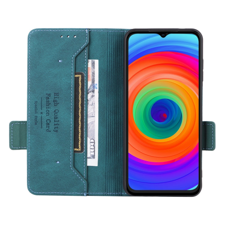 For Ulefone Note 14 Magnetic Clasp Leather Phone Case(Green) - Ulefone Cases by PMC Jewellery | Online Shopping South Africa | PMC Jewellery