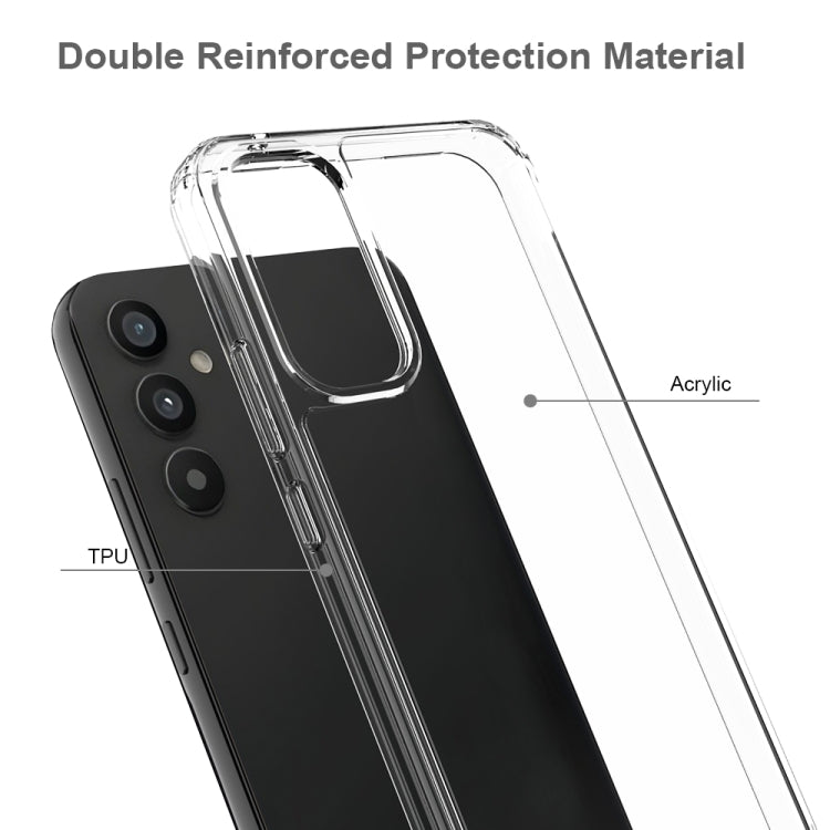 For Samsung Galaxy A34 5G Shockproof Scratchproof TPU + Acrylic Phone Case(Transparent) - free shipping - PMC TechLife - Order now!