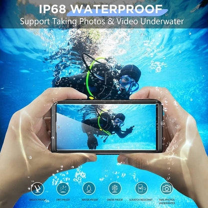 For Samsung Galaxy S23 Ultra 5G RedPepper 360 Full Body Life Waterproof Phone Case(Black) - Galaxy S23 Ultra 5G Cases by RedPepper | Online Shopping South Africa | PMC Jewellery | Buy Now Pay Later Mobicred