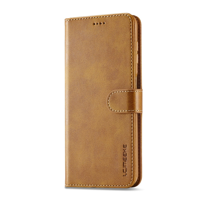 For Samsung Galaxy A34 5G LC.IMEEKE Calf Texture Leather Phone Case(Brown) - free shipping - PMC TechLife - Order now!