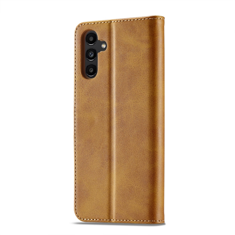 For Samsung Galaxy A34 5G LC.IMEEKE Calf Texture Leather Phone Case(Brown) - free shipping - PMC TechLife - Order now!