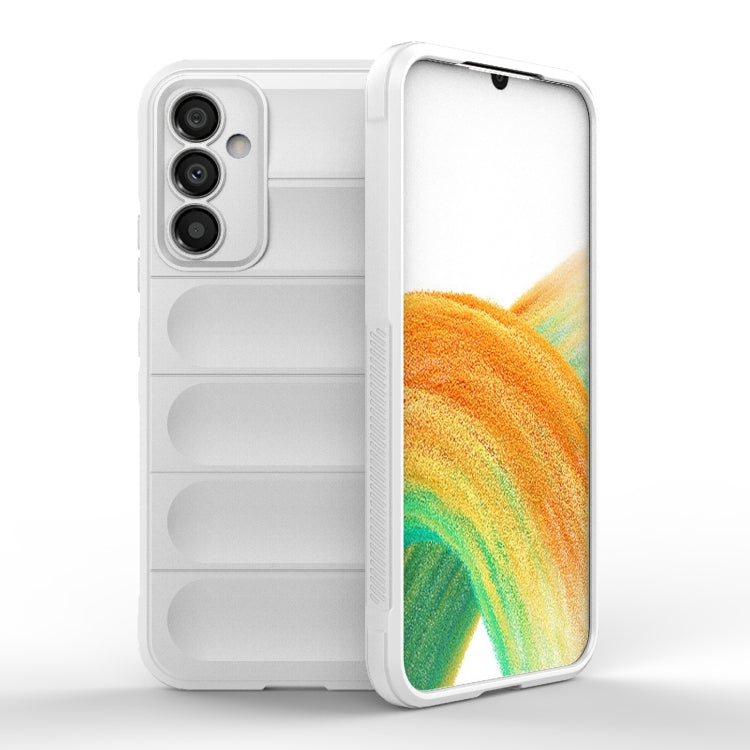 For Samsung Galaxy A34 5G Magic Shield TPU + Flannel Phone Case(White) - free shipping - PMC TechLife - Order now!