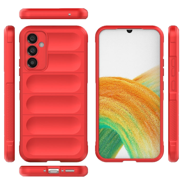 For Samsung Galaxy A34 5G Magic Shield TPU + Flannel Phone Case(White) - free shipping - PMC TechLife - Order now!