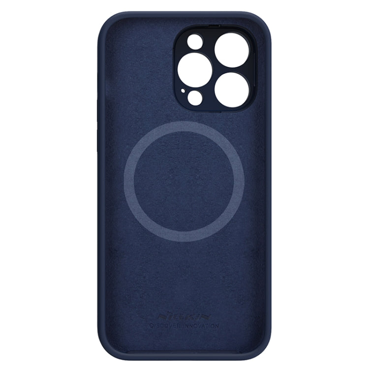 For iPhone 14 Pro Max NILLKIN Runwing Magsafe Magnetic Phone Case(Dark Blue) - iPhone 14 Pro Max Cases by NILLKIN | Online Shopping South Africa | PMC Jewellery | Buy Now Pay Later Mobicred