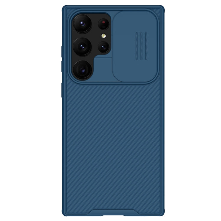 For Samsung Galaxy S23 Ultra 5G NILLKIN Black Mirror Pro Series Camshield Phone Case(Blue) - Galaxy S23 Ultra 5G Cases by NILLKIN | Online Shopping South Africa | PMC Jewellery | Buy Now Pay Later Mobicred